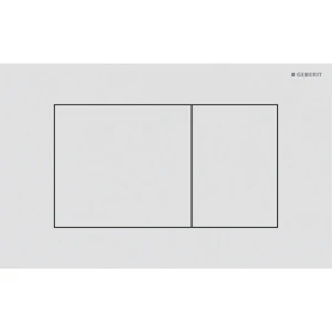 geberit Huuhtelupainike geberit sigma40 square valkoinen matta
