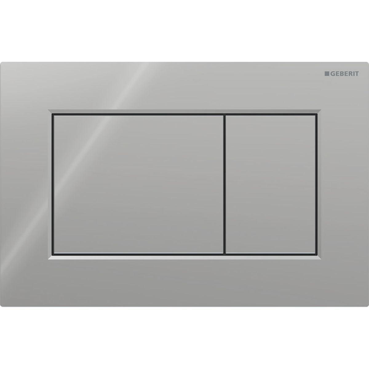 ACTUATOR PLATE GEBERIT SIGMA01 SQUARE CHROMED