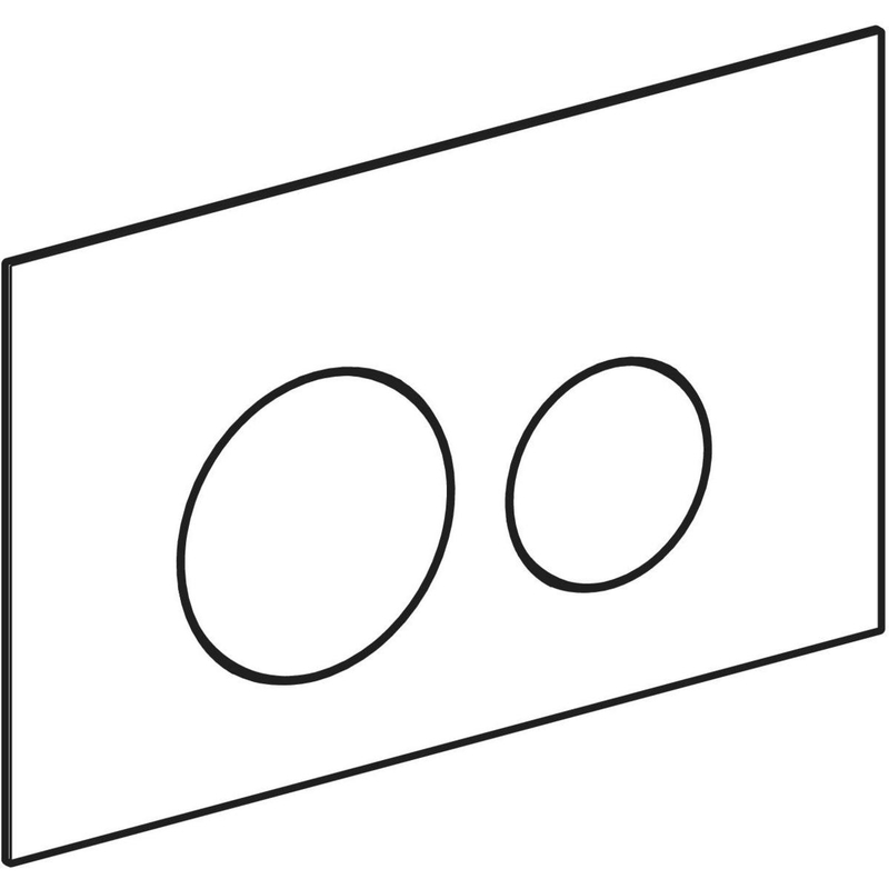 geberit Spolplatta sigma40 sigma40 round sandgrå