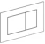 geberit Huuhtelupainike geberit sigma40 square musta matta