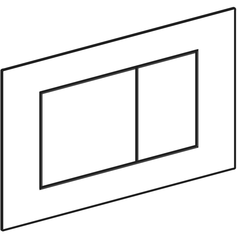 geberit Huuhtelupainike geberit sigma40 square rst teräs