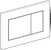 geberit Actuator plate geberit sigma01 square white