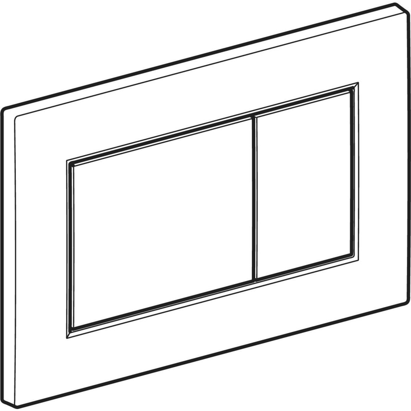 geberit Actuator plate geberit sigma01 square black