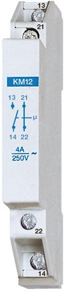 APUKOSKETIN ELTAKO DIN,1s,1A,4A/250VAC, 9mm