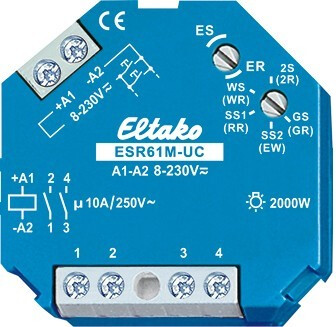 eltako Sysäysrele eltako rasia 2s, 10a, 8-230vuc, 2000w