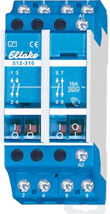 eltako Sysäysrele eltako 3s 1a 16a/230vac din