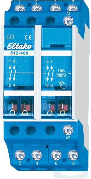 SYSÄYSRELE ELTAKO 4s 1A 16A/230VAC DIN