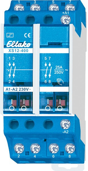 SYSÄYSRELE ELTAKO 4S 25A/230V AC DIN