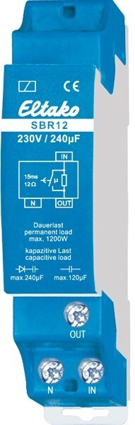 VALVONTARELE VIRTA ELTAKO DIN 1s, 16A/230V/240µF