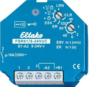 eltako Tryckrelä trådlös fsr61/8-24v uc, 10a/250v