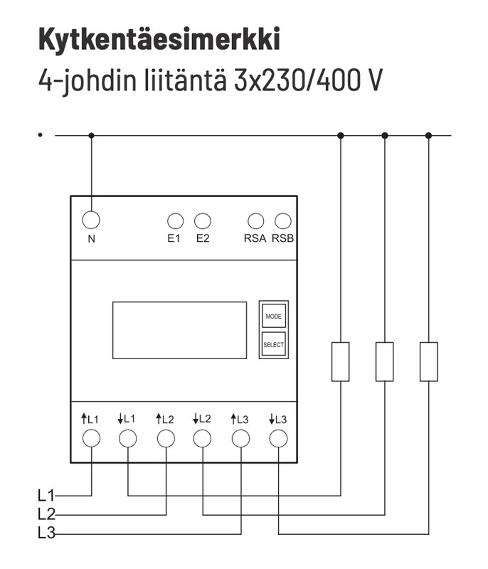 eltako Energiamittari 3-vaihe,80a,langaton,enocean