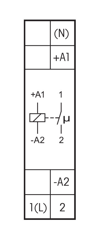 eltako Relay 1no, 16a/250v ac, 500a/2ms