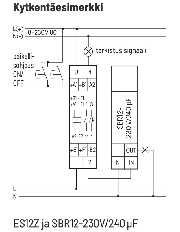 eltako Strömrelä sbr12-230v/240µf