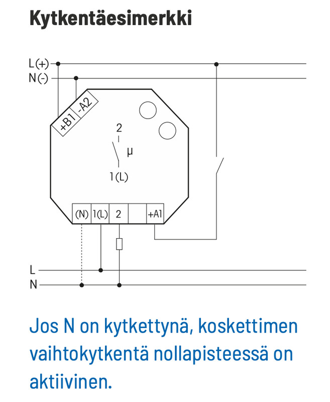 eltako Aikarele monitoimi eltako rasia, 1s,10a/250vac,8-230vuc
