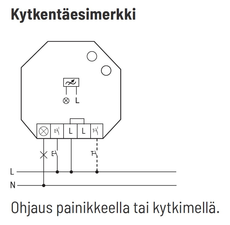 eltako Valonsäädin eltako led 4-200w, kojer. ei n-johd.