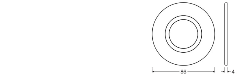 ledvance Mekaniska tillbehör sp cbo fp ring fix round bn