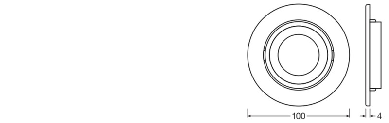 ledvance Mechanical accessories sp cbo fp ring adj round bk