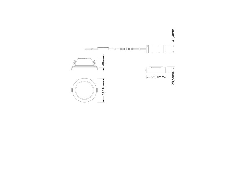ledvance Downlight comfort dl cmft d100 13w cct ml op vit