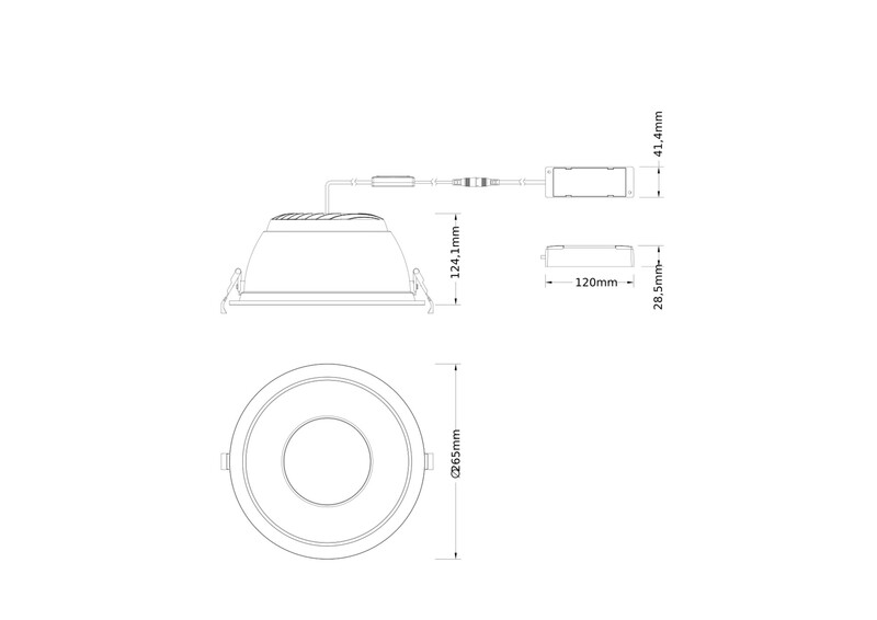 ledvance Alasvalo downlight comfort dl cmft d250 42w cct ml u19 va
