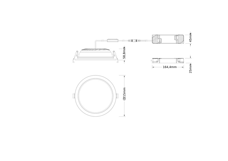 ledvance Alasvalo downlight comfort dl cmft d200 30w cct op da va