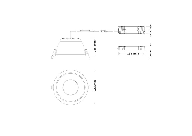 ledvance Alasvalo downlight comfort dl cmft d200 30w cct u19 da va
