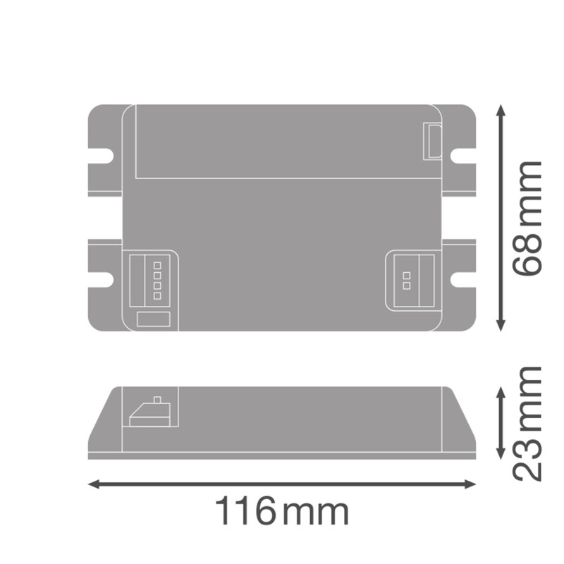 ledvance Sähköinen lisätarvike bulkhead blkh cbo rd el kit 1,5w 3h mt