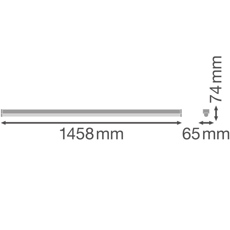 ledvance Påputsarmatur linear uo 1500 48w cct ml el