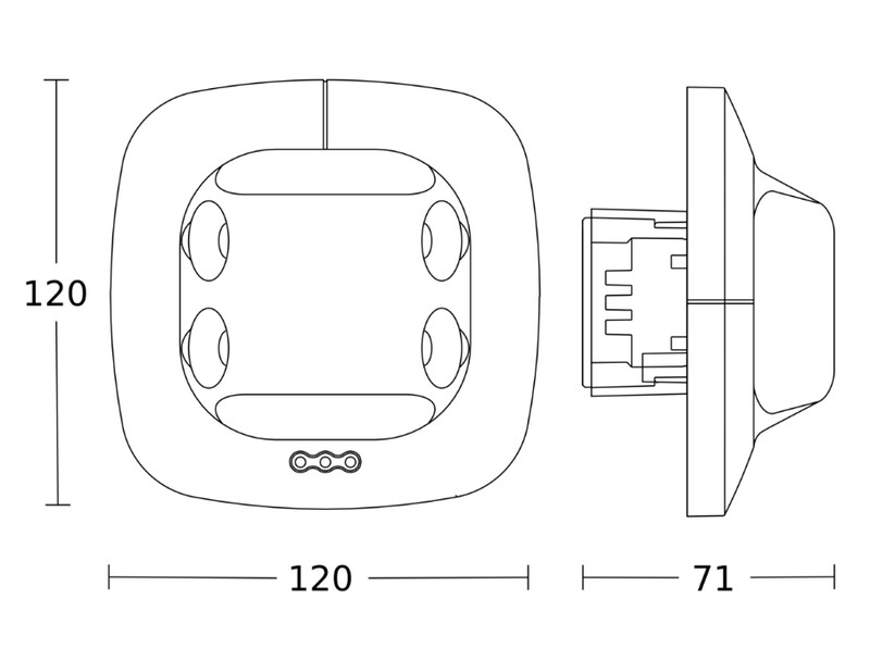 steinel Rörelsevakt dual us dali2 360 ip20 up vi