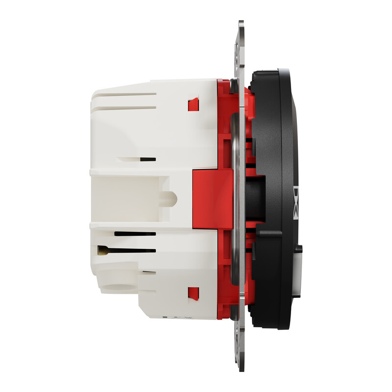 schneider electric Elko one enkel stikk med timer sort