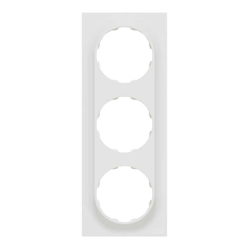 schneider electric Elko one ramme 3-hull renhvit