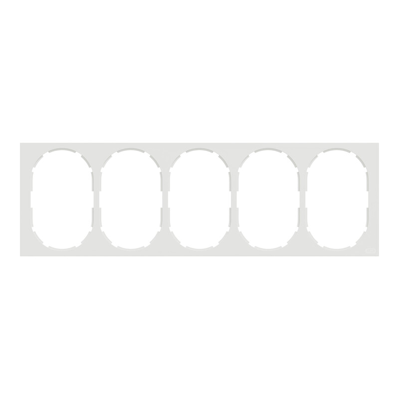 schneider electric Elko one ramme 5-hull til stikkontakt rh