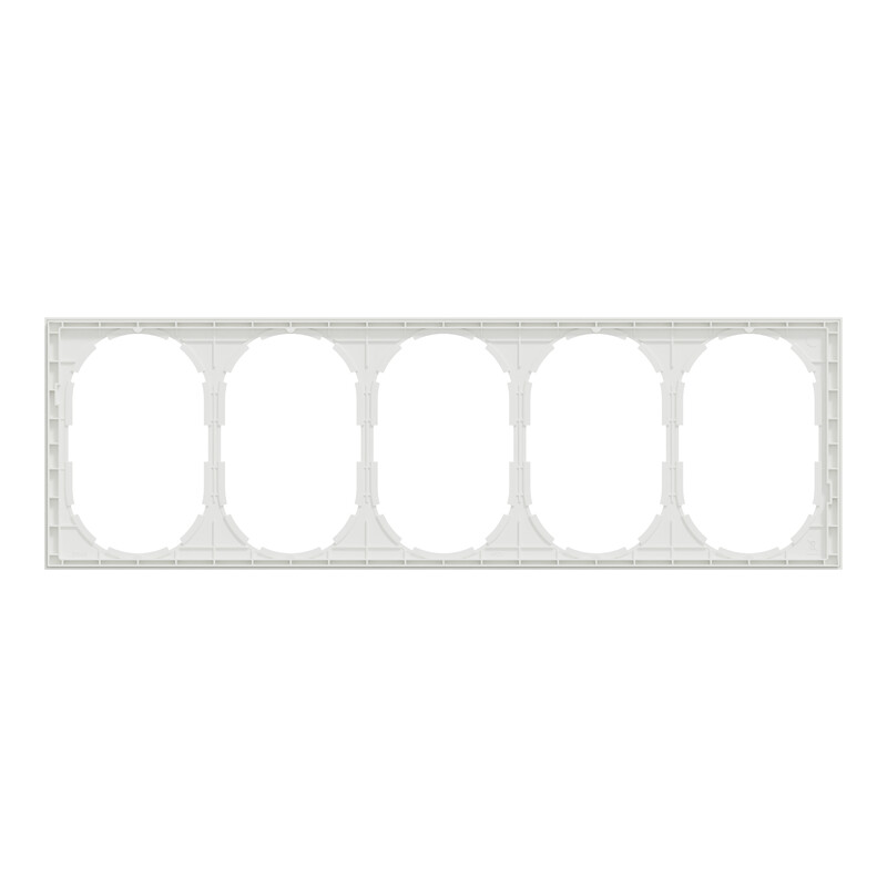 schneider electric Elko one ramme 5-hull til stikkontakt rh
