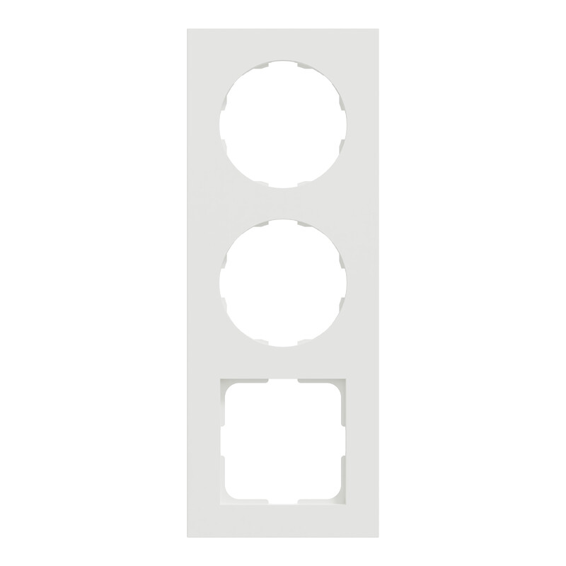 schneider electric Elko one universal ramme 3-hull renhvit