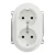 schneider electric Socket-outlet elko one dso schuko c-plate screwless
