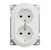 schneider electric Socket-outlet elko one dso schuko c-plate low screw