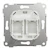 schneider electric Elko one sentralplate rett, universal 2x keystone rh