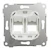 schneider electric Elko one sentralplate skrå, universal 2x keystone rh