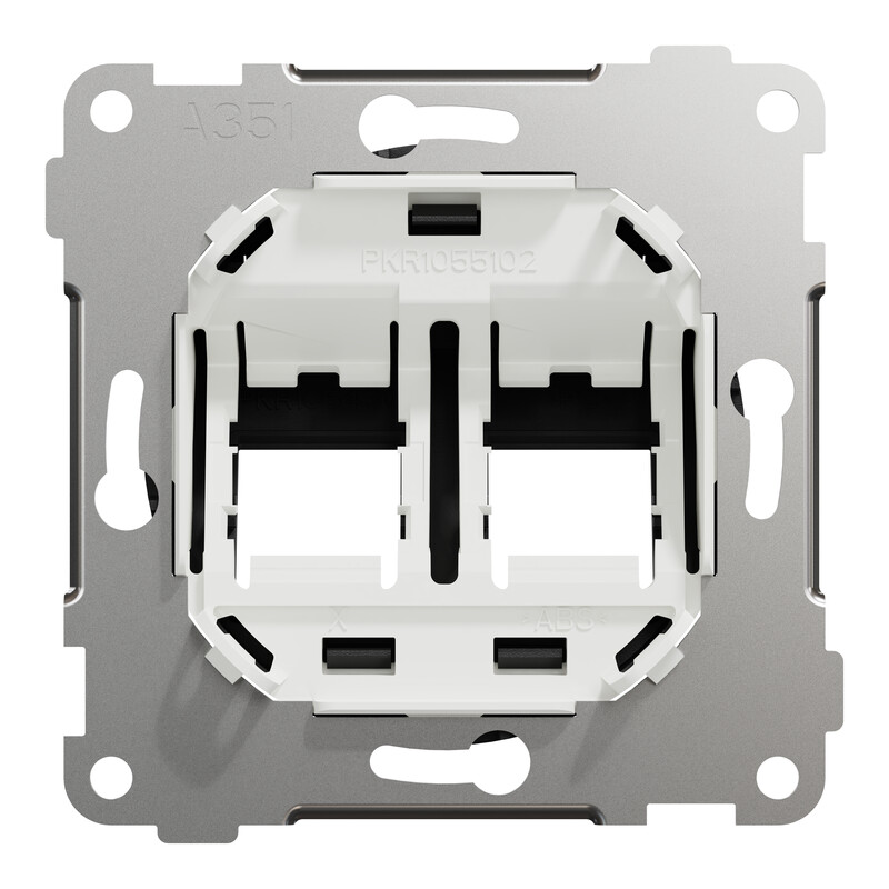 schneider electric Elko one sentralplate skrå, universal 2x keystone so