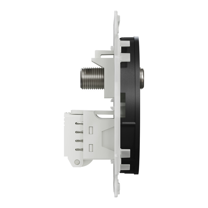 schneider electric Tele outlet elko one mod. outlet 2xutp c6 1x f/f