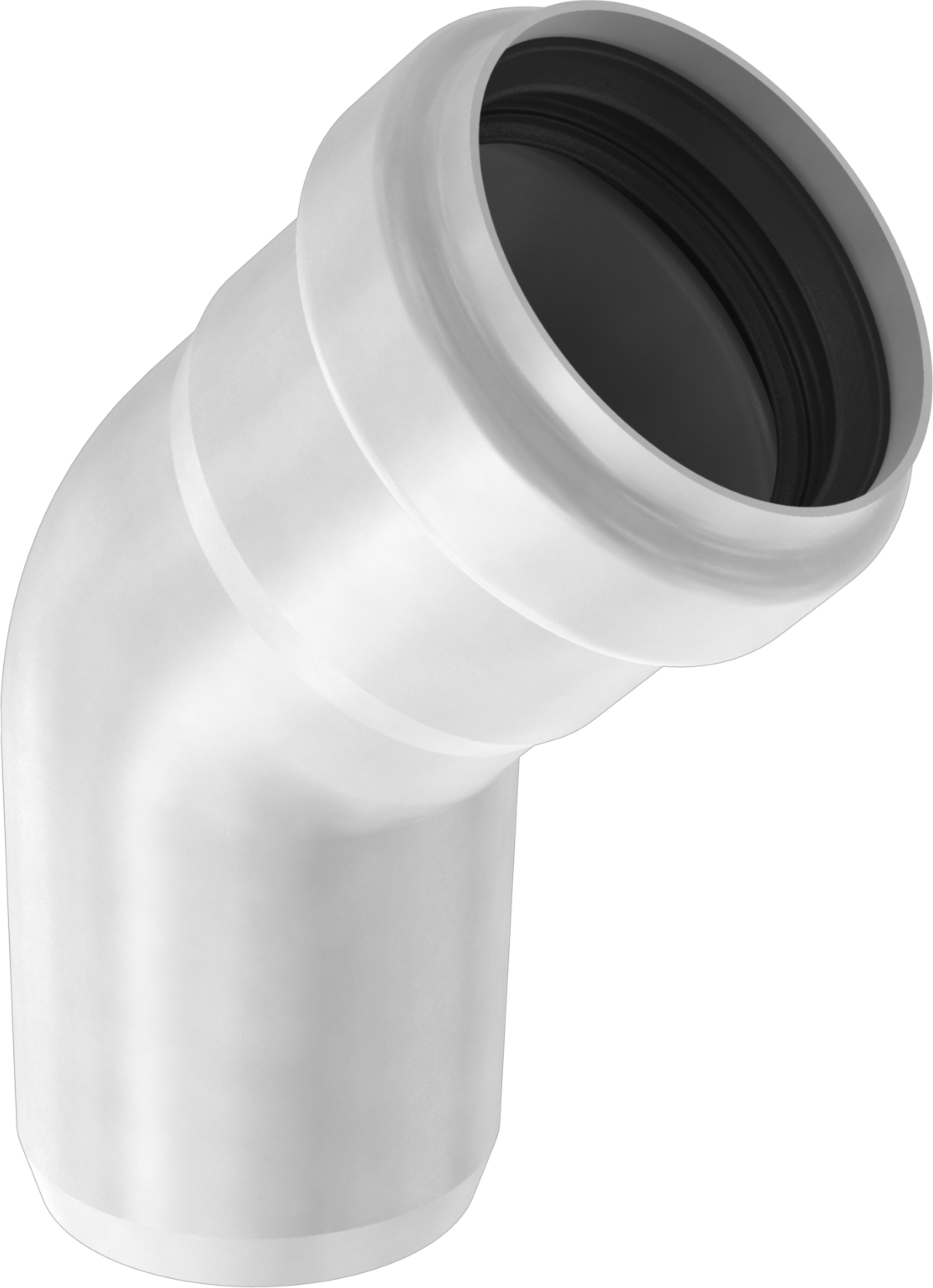 PIPE ACO 315 BEND 45° EPDM, 1.4404
