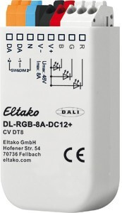 DALI LED DIMMER DL-RGB-8A-DC12+