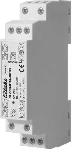 DALI LED DIMMER DL-3CH-R16A-DC12+