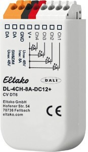 DALI LED DIMMER DL-4CH-8A-DC12+