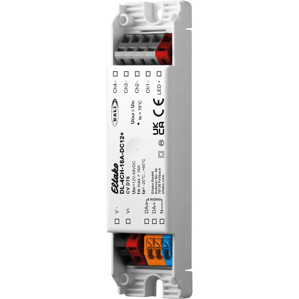 DALI LED DIMMER DL-4CH-16A-DC12+