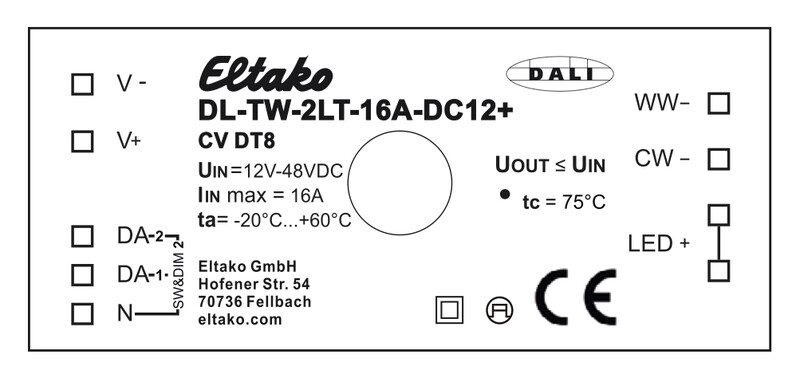 eltako Valonsäädin eltako dali-2 led.tw.16a.pinta