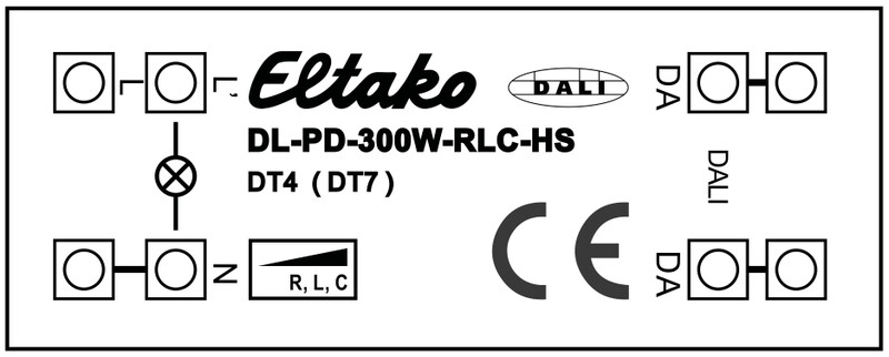 eltako Valonsäädin eltako dali-2 vaihehimm.300w.din
