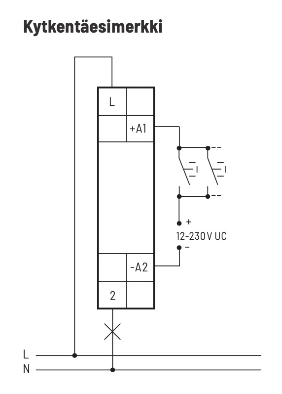eltako Puolijohderele eltako äänetön.ei pot-vap.ohj12-230v