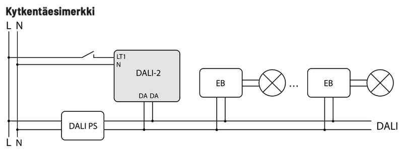 eltako Push-button dali dl2-tk1l