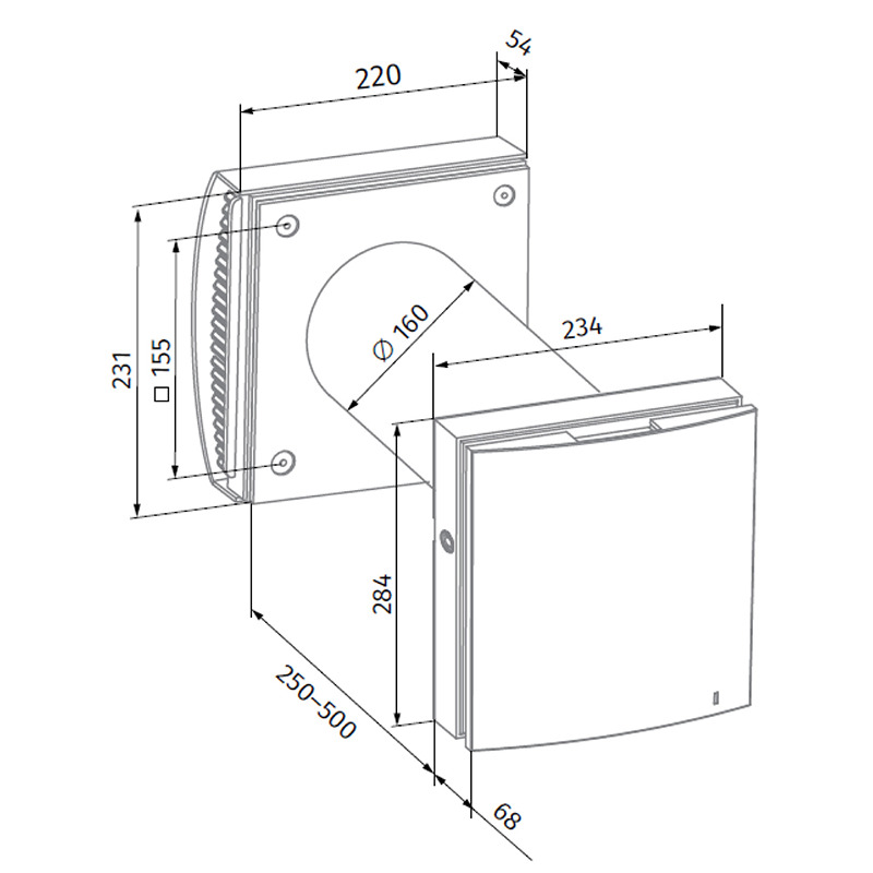 blauberg Ventilation unit blauberg vento expert a50c3-1 s10 pro