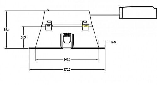 m-light Alasvalo dense 9-15w syvä